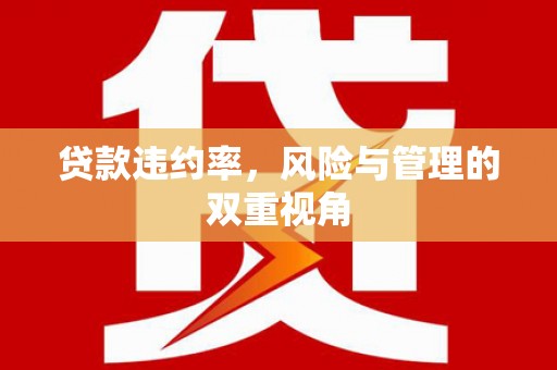 西陵贷款违约率，风险与管理的双重视角