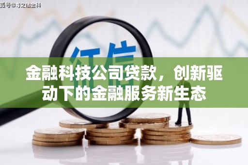 西陵金融科技公司贷款，创新驱动下的金融服务新生态