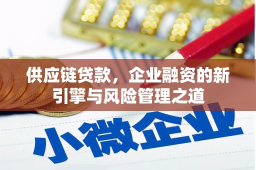 西陵供应链贷款，企业融资的新引擎与风险管理之道