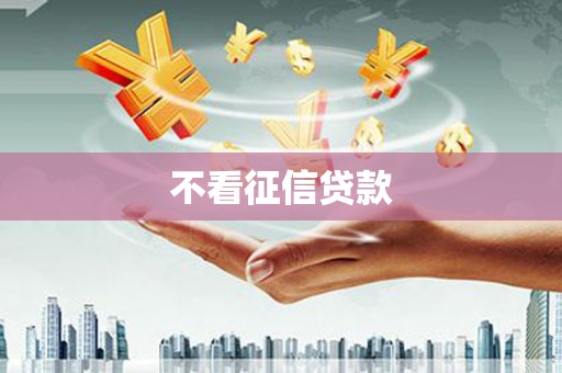 西陵不看征信贷款