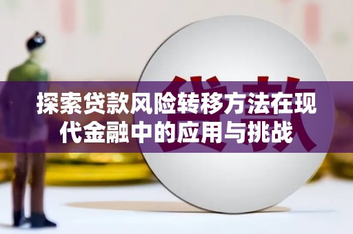 西陵探索贷款风险转移方法在现代金融中的应用与挑战