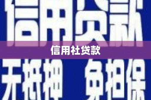 西陵信用社贷款