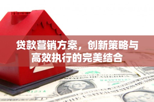 西陵贷款营销方案，创新策略与高效执行的完美结合