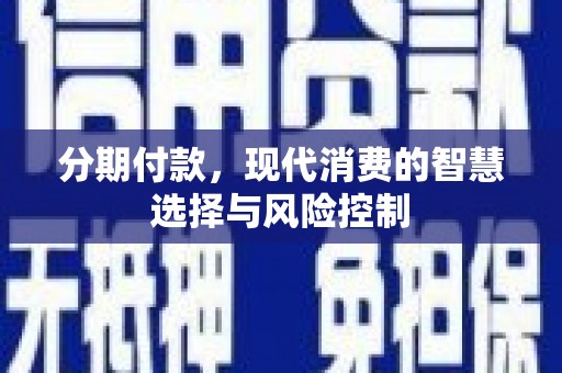 西陵分期付款，现代消费的智慧选择与风险控制
