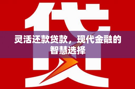 西陵灵活还款贷款，现代金融的智慧选择