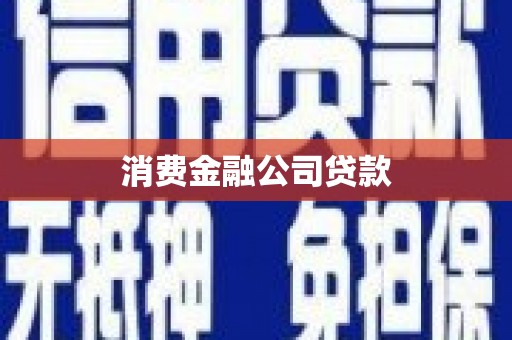 西陵消费金融公司贷款