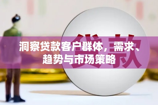 西陵洞察贷款客户群体，需求、趋势与市场策略