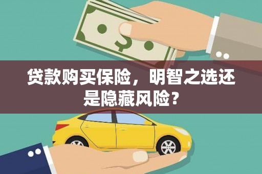 西陵贷款购买保险，明智之选还是隐藏风险？
