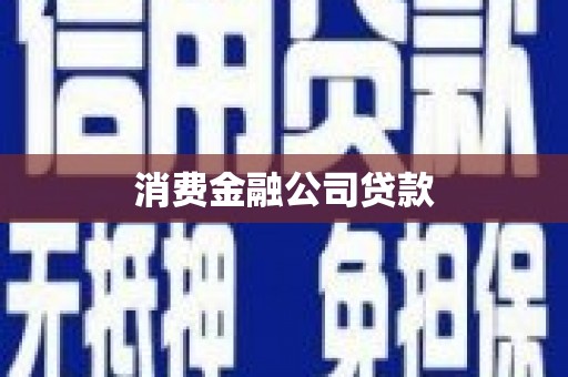 西陵消费金融公司贷款