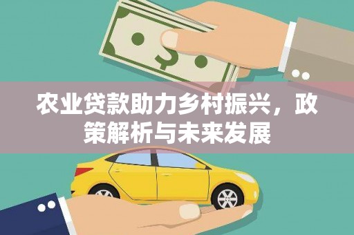 西陵农业贷款助力乡村振兴，政策解析与未来发展