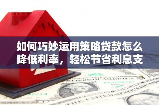 西陵如何巧妙运用策略贷款怎么降低利率，轻松节省利息支出
