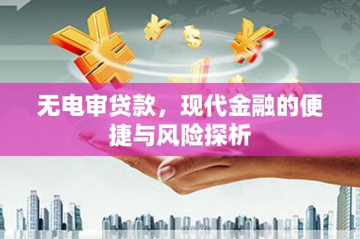 西陵无电审贷款，现代金融的便捷与风险探析