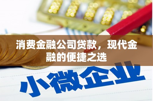 西陵消费金融公司贷款，现代金融的便捷之选