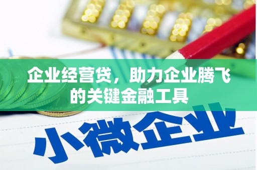 西陵企业经营贷，助力企业腾飞的关键金融工具