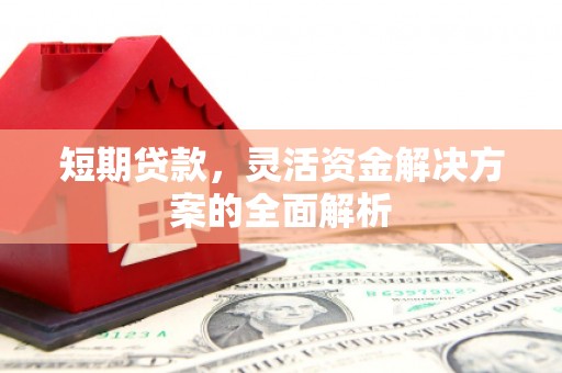 西陵短期贷款，灵活资金解决方案的全面解析