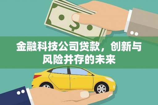 西陵金融科技公司贷款，创新与风险并存的未来