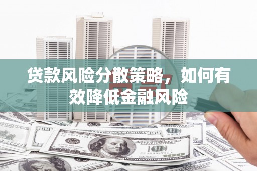 西陵贷款风险分散策略，如何有效降低金融风险