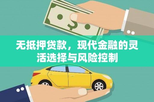 西陵无抵押贷款，现代金融的灵活选择与风险控制