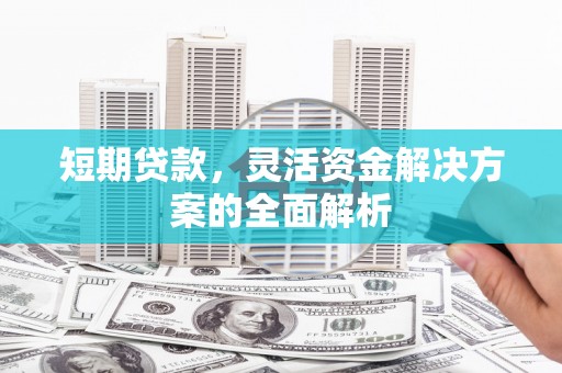 西陵短期贷款，灵活资金解决方案的全面解析