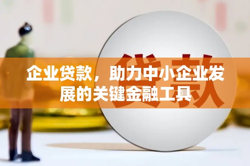 西陵企业贷款，助力中小企业发展的关键金融工具