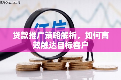 西陵贷款推广策略解析，如何高效触达目标客户
