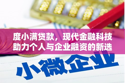 西陵度小满贷款，现代金融科技助力个人与企业融资的新选择