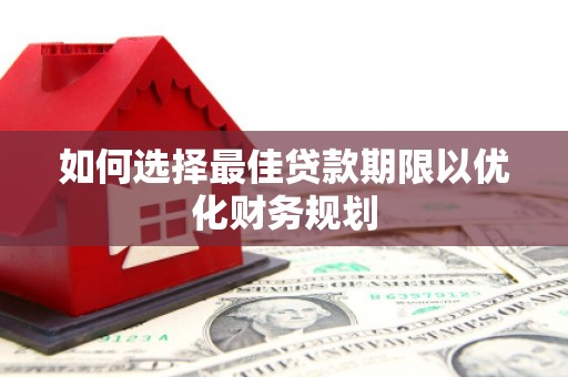 西陵如何选择最佳贷款期限以优化财务规划
