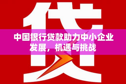 西陵中国银行贷款助力中小企业发展，机遇与挑战