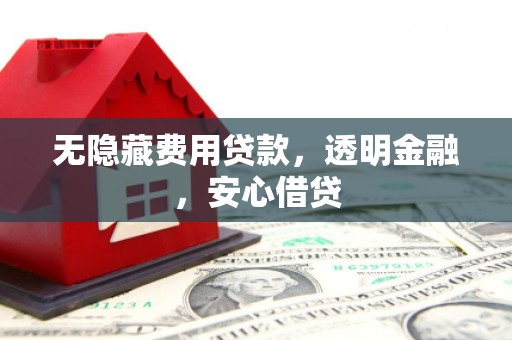 西陵无隐藏费用贷款，透明金融，安心借贷