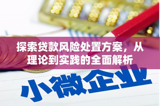 西陵探索贷款风险处置方案，从理论到实践的全面解析