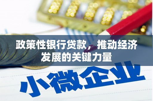 西陵政策性银行贷款，推动经济发展的关键力量
