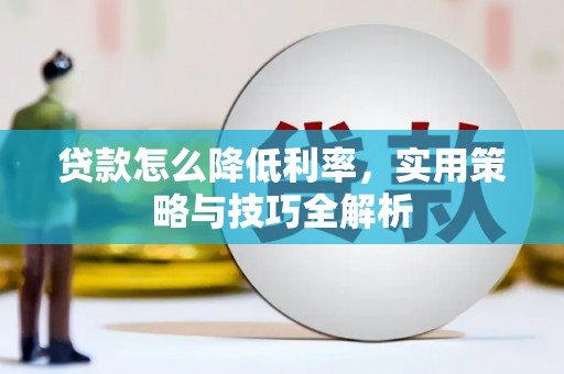 西陵贷款怎么降低利率，实用策略与技巧全解析