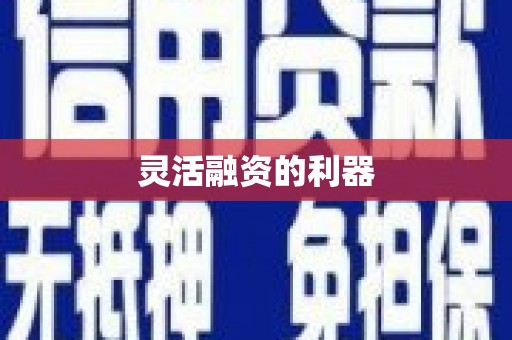西陵灵活融资的利器