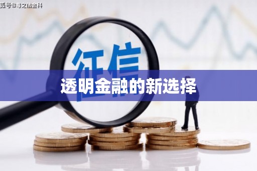 西陵透明金融的新选择
