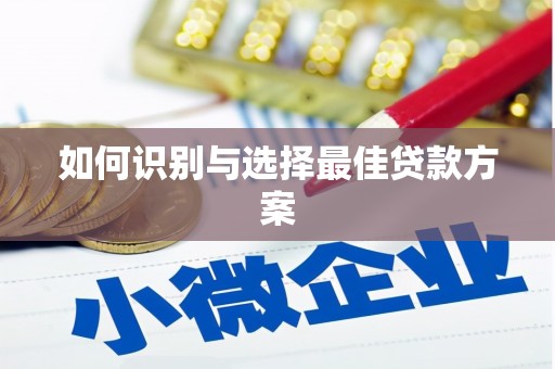 西陵如何识别与选择最佳贷款方案